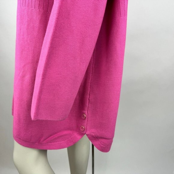 Talbots Cotton Tunic Sweater Women 3X NWT $90 Long Sleeve Scoop neck‎ Stretch - Picture 9 of 13